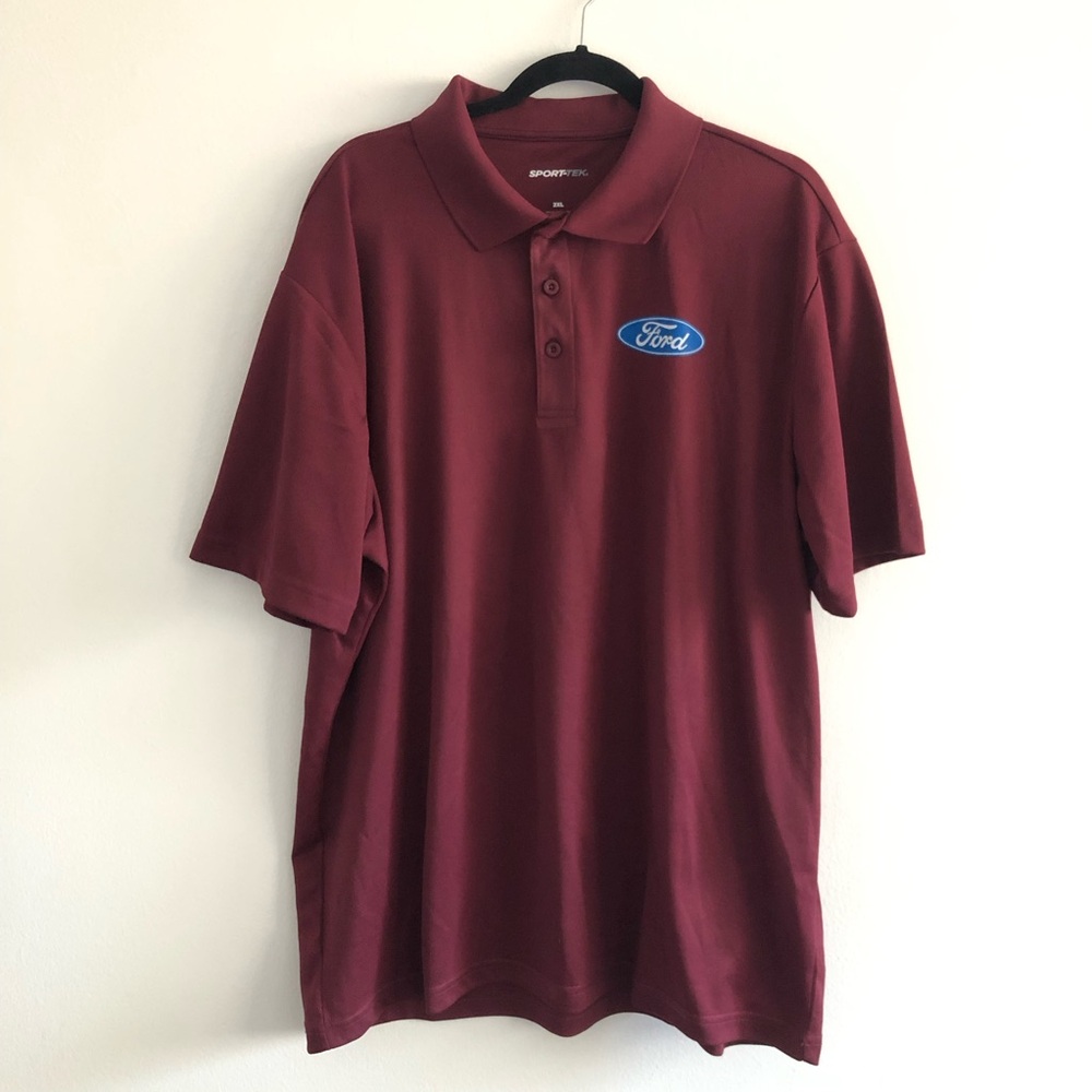 Ford Polo Shirt Sport-Tek Men's Maroon Polo